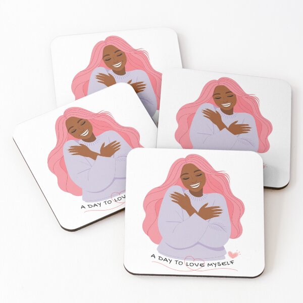 Item preview, A Day to Love Myself – Self Love Positive Affirmation Art designed and sold by RiendeersDEAR.