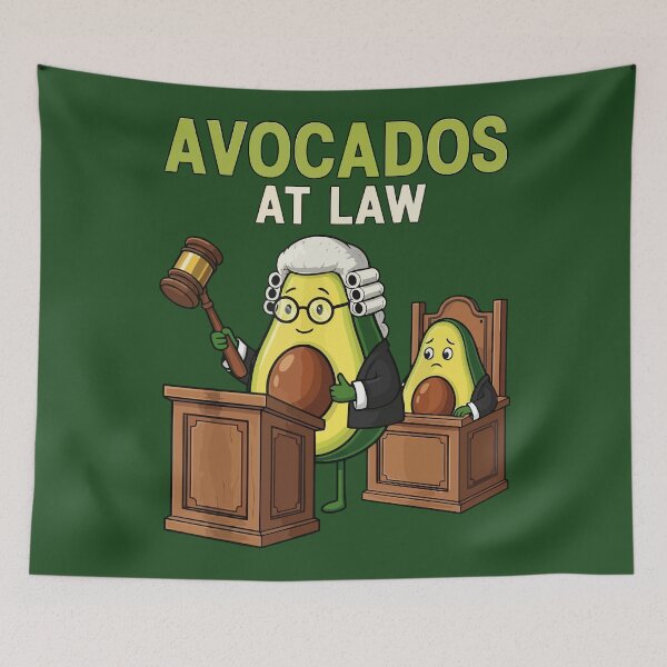 Item preview, Avocados at Law designed and sold by Amir Faysal.