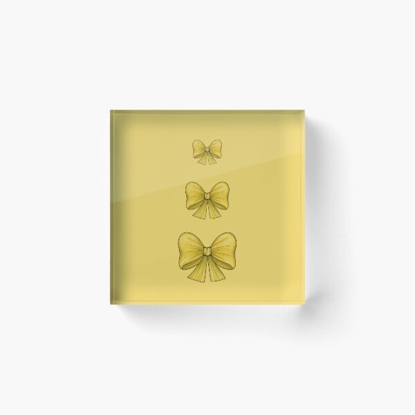 Item preview, Yellow bows designed and sold by Cherevan.