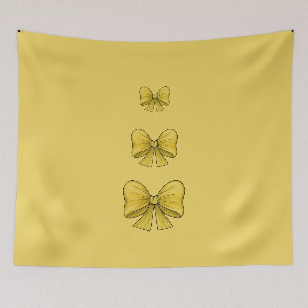 Item preview, Yellow bows designed and sold by Cherevan.