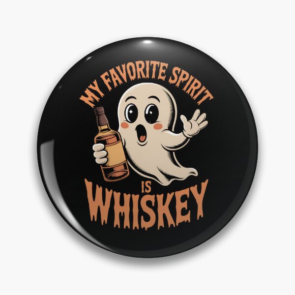 Artikelvorschau, Funny Whiskey Ghost – My Favorite Spirit is Whiskey entworfen und verkauft von What a cute-Tee.