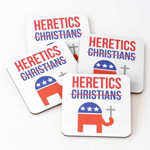 Item preview, Heretics not Christians  designed and sold by Rachel the Artist .