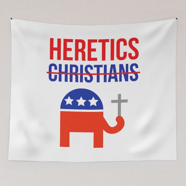 Item preview, Heretics not Christians  designed and sold by Rachel the Artist .