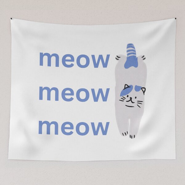 Item preview, meow x3 designed and sold by blackstarred.