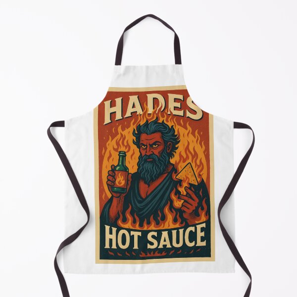Item preview, Hades Hot Sauce – Infernal Spice Lord Nacho Label designed and sold by WhisperFrame.