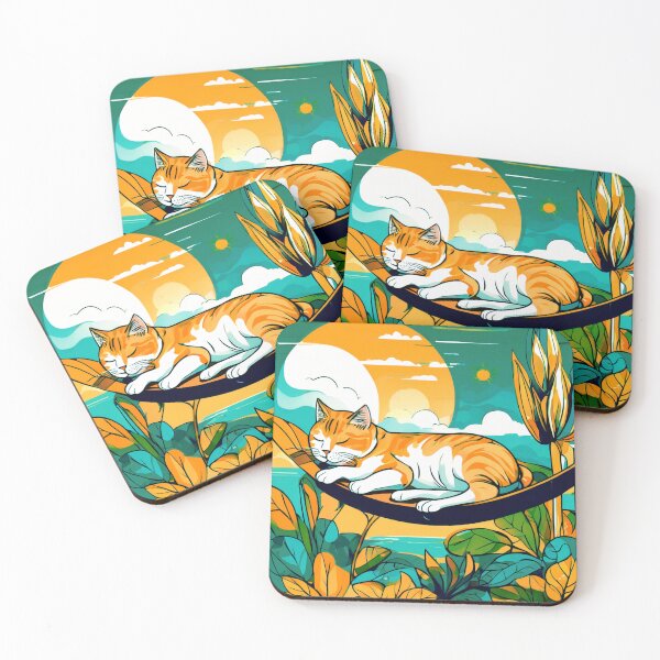 Item preview, Cat Sleeping in the Sun designed and sold by Zofia Sosnecka.
