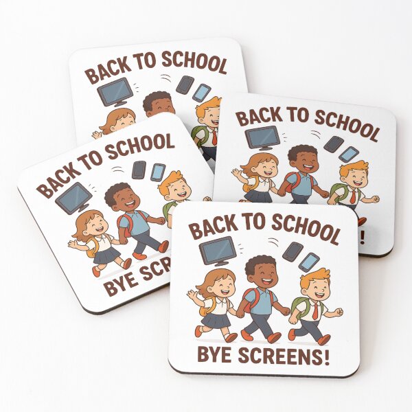 Item preview, Bye Screens – Happy Back to School Kids Design designed and sold by JAMOUM1.