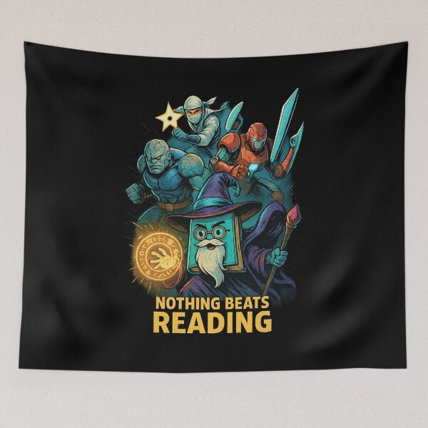 Item preview, Nothing Beats Reading – Library Battle Edition designed and sold by I AM BRO.