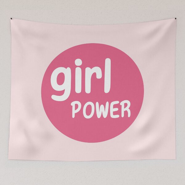 Item preview, Girl Power Pink Circle designed and sold by Jeallan Designs.