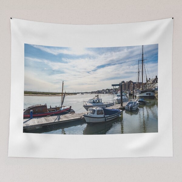 Item preview, Boats in Wells-Next-The-Sea harbour designed and sold by yackers1.
