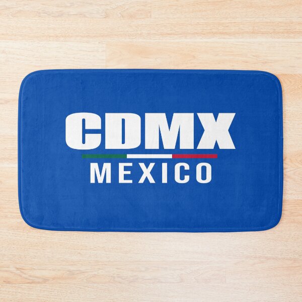 Artikelvorschau, CDMX Mexiko T-Shirt - Fett Typografie Minimalist mexikanische Flagge Design T-Shirt entworfen und verkauft von Suparrific.