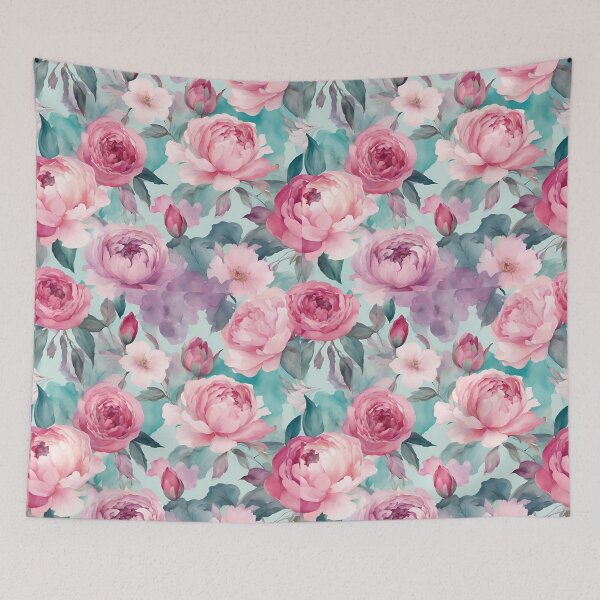 Item preview, Pink Peony  Elegant  Romantic  Pastel Colors,   Flowers Peony Watercolor designed and sold by KolorellaS.