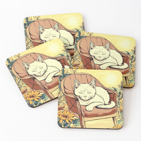 Item preview, Cat Sleeping in the Sun designed and sold by Zofia Sosnecka.