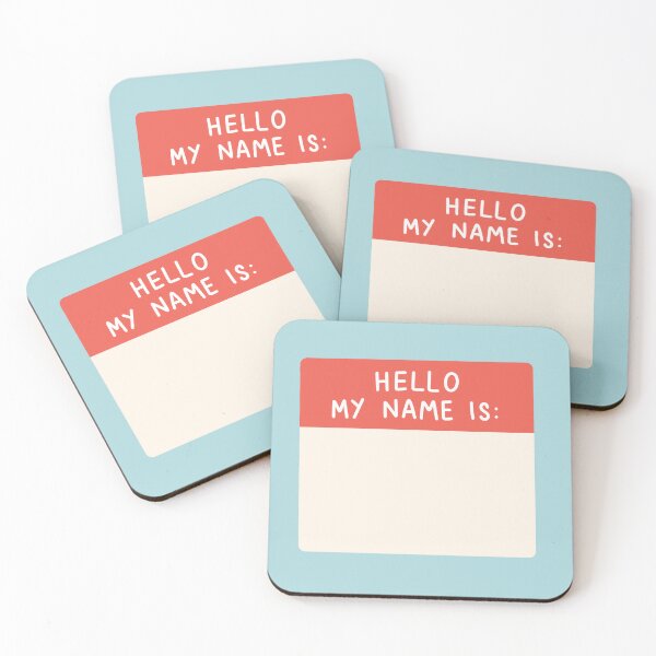 Item preview, Hello My Name Is Label Sticker designed and sold by jess-ji.