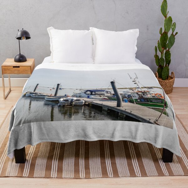 Item preview, Boats moored to the wooden jetty designed and sold by yackers1.