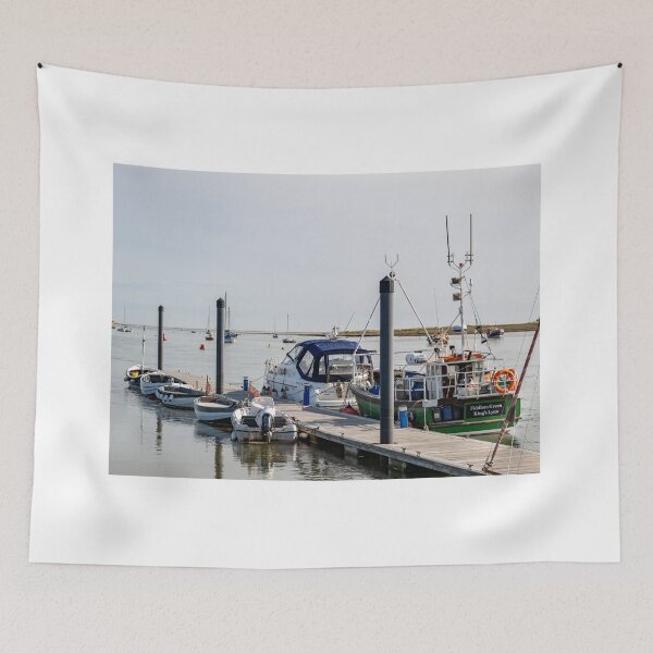 Item preview, Boats moored to the wooden jetty designed and sold by yackers1.