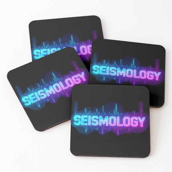 Item preview, Seismology - colorful neon version designed and sold by DamioPolArt.