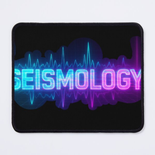 Item preview, Seismology - colorful neon version designed and sold by DamioPolArt.