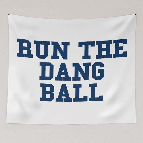 Item preview, Run the Dang Ball Navy designed and sold by rachelhull.