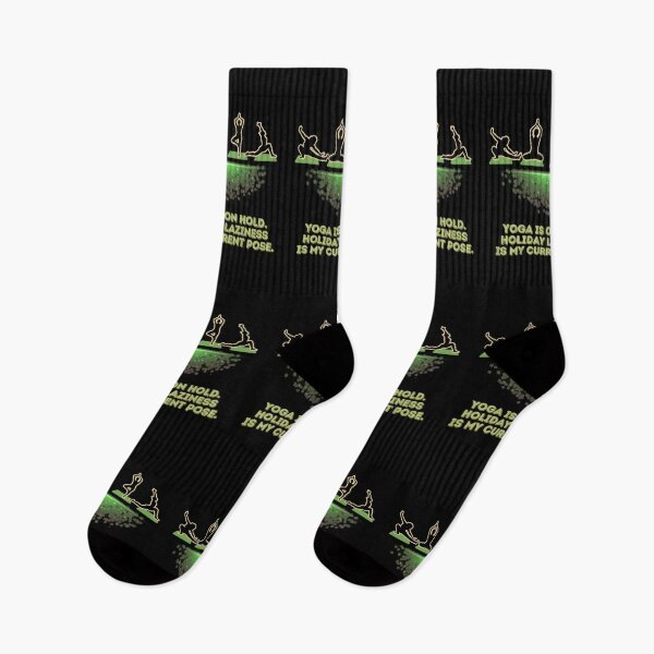 Item preview, Yoga is on Hold. Holiday Laziness is My Current Pose  designed and sold by Artland2024.