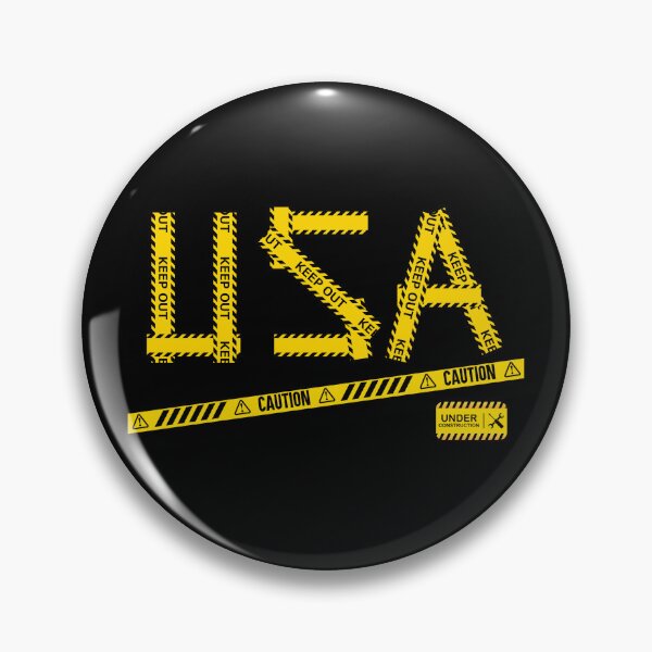 Item preview, USA Keep Out Caution Tape Industrial Design designed and sold by cabana.space.