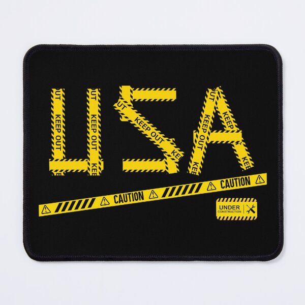Item preview, USA Keep Out Caution Tape Industrial Design designed and sold by cabana.space.