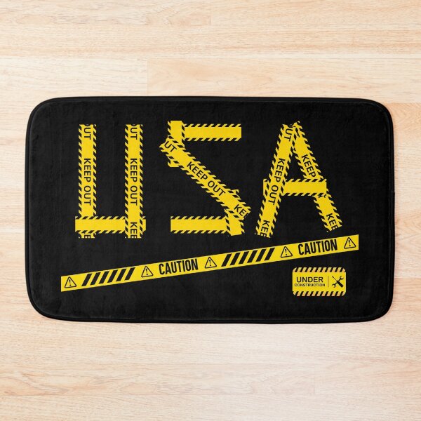 Item preview, USA Keep Out Caution Tape Industrial Design designed and sold by cabana.space.