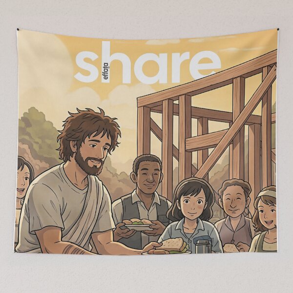 Item preview, Building Community: Sharing Food and Joy designed and sold by EFFATA-ONLINE.