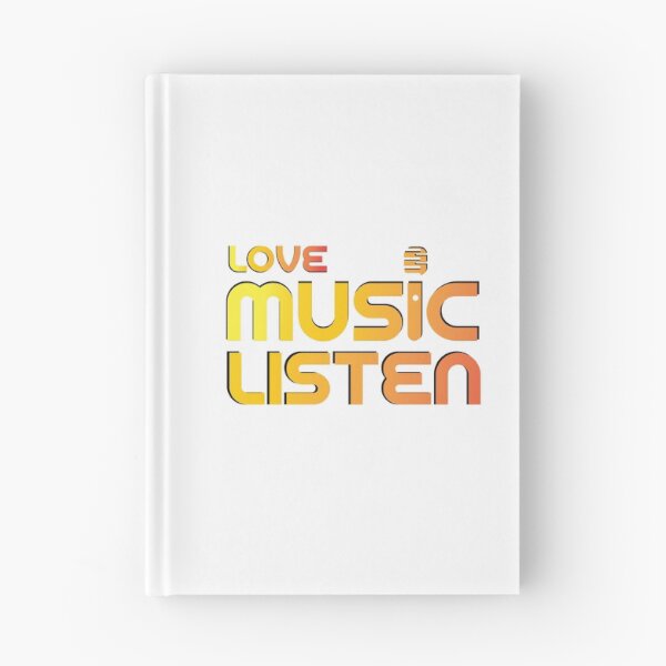 Item preview, Love Music Listen | Minimalist Music Lover Typography Design designed and sold by Combat Skies.