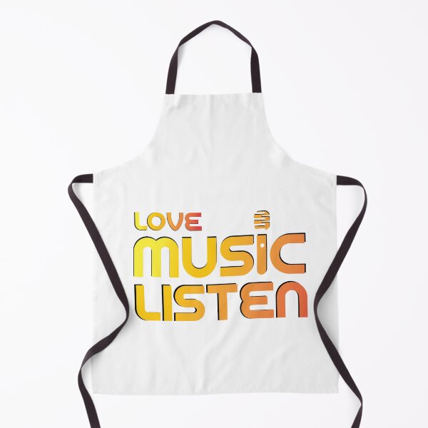 Item preview, Love Music Listen | Minimalist Music Lover Typography Design designed and sold by Combat Skies.