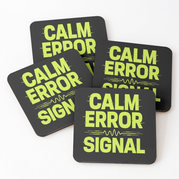 Item preview, Calm Error Signal designed and sold by MeshesBerlin.