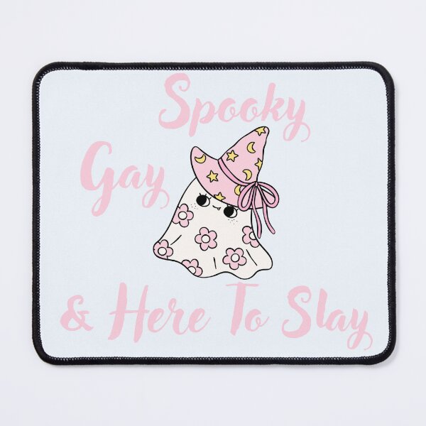 Item preview, Queer Halloween Ghost, Spooky Gay & Here To Slay  designed and sold by StrictlyPride.