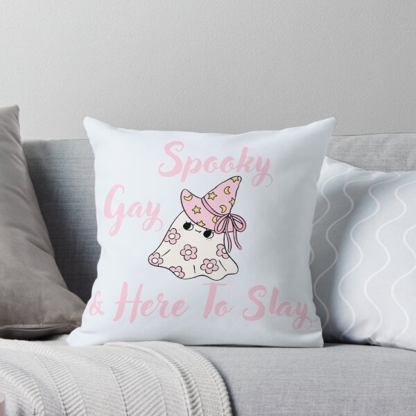 Item preview, Queer Halloween Ghost, Spooky Gay & Here To Slay  designed and sold by StrictlyPride.
