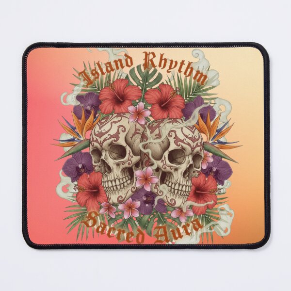 Item preview, Tropical Sugar Skulls – Island Rhythm, Sacred Aura Collection designed and sold by OceanDreamsNow.