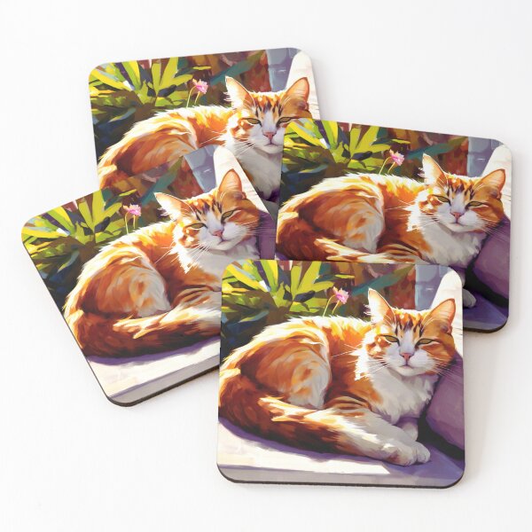 Item preview, Cat Sleeping in the Sun designed and sold by Zofia Sosnecka.