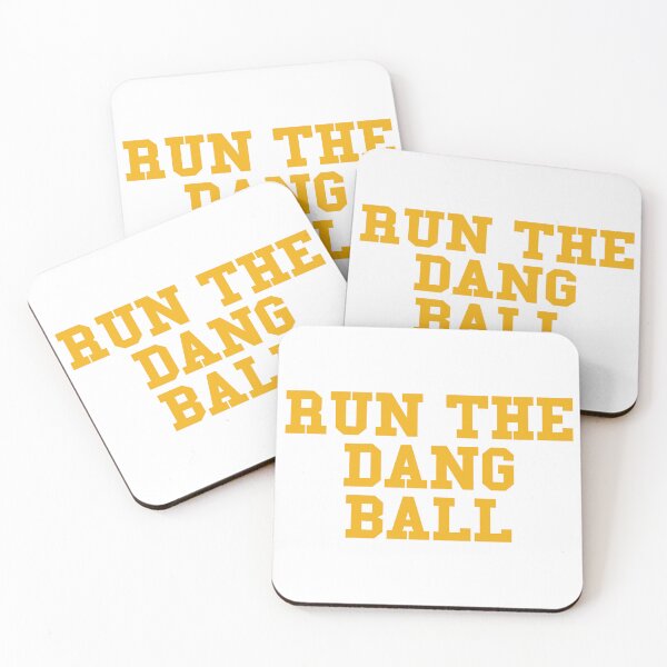 Item preview, Run the Dang Ball Gold designed and sold by rachelhull.