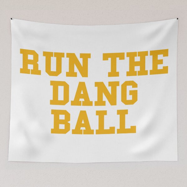 Item preview, Run the Dang Ball Gold designed and sold by rachelhull.