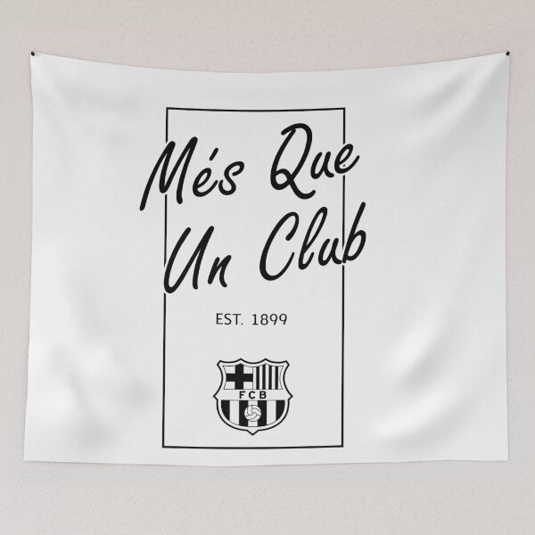 Item preview, Mes Que Un Club - FC Barcelona fans slogan designed and sold by AhmedVrx.