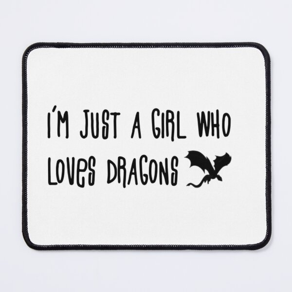 Item preview, A girl who loves dragons designed and sold by creativestuff11.