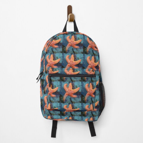 Item preview, Orange Starfish in Blue Waters Art Photo designed and sold by DEC02.