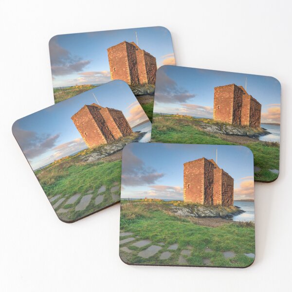 Item preview, First light on Portencross Castle designed and sold by bitm2007.