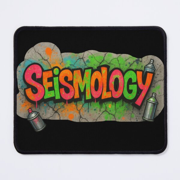 Item preview, Seismology - colorful mural version designed and sold by DamioPolArt.