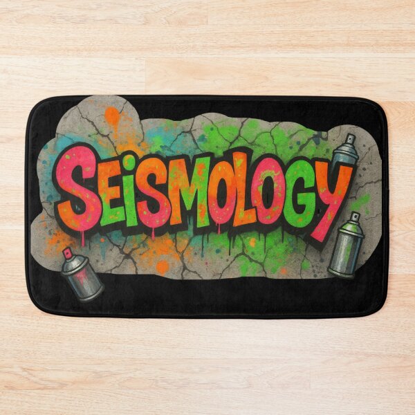 Item preview, Seismology - colorful mural version designed and sold by DamioPolArt.