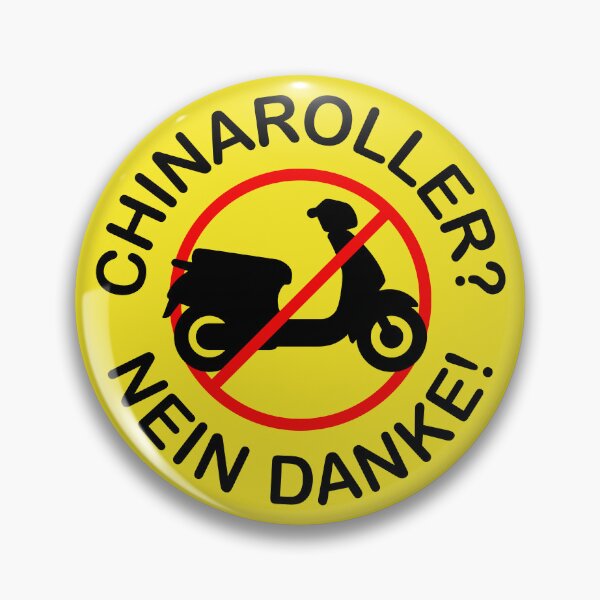 Item preview, Chinese scooter? No thanks! (tricolor) designed and sold by VEB Ostladen.