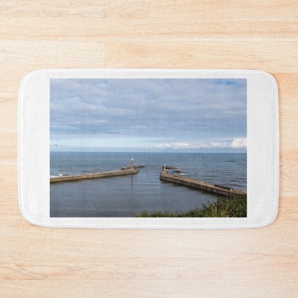 Item preview, Historic piers in Whitby, North Yorkshire designed and sold by yackers1.