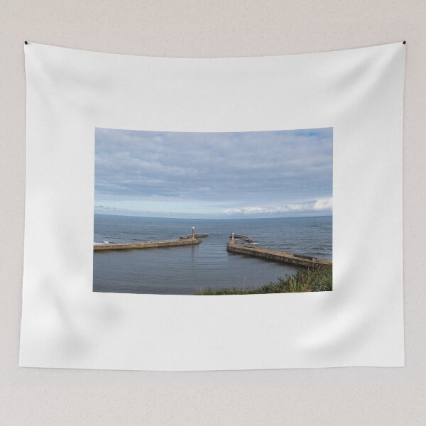 Item preview, Historic piers in Whitby, North Yorkshire designed and sold by yackers1.