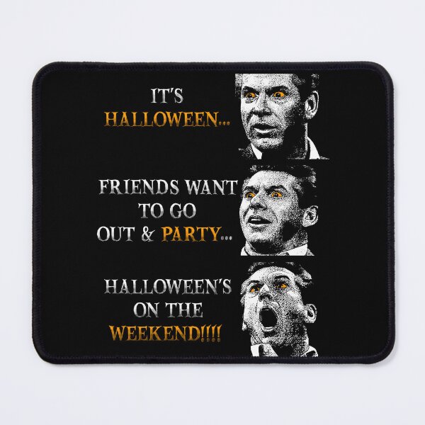Item preview, Halloween's on the Weekend! Funny Halloween Party designed and sold by Nerd Shizzle.