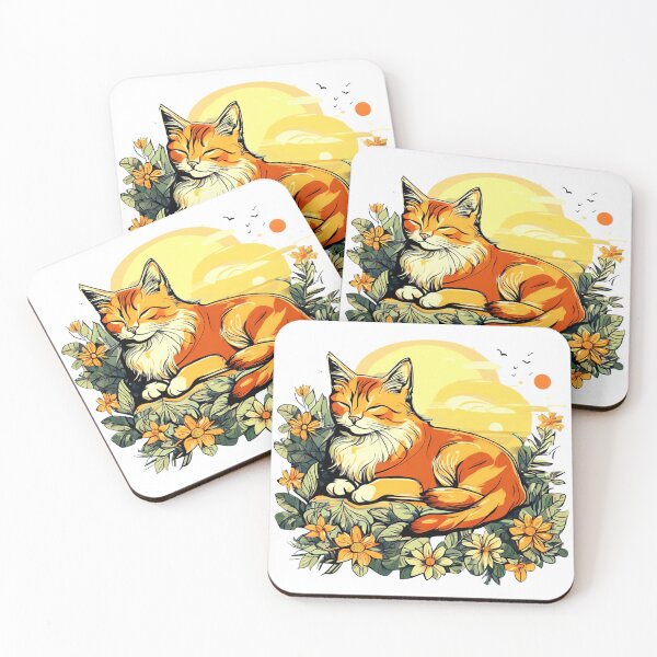 Item preview, Cat Sleeping in the Sun designed and sold by Zofia Sosnecka.