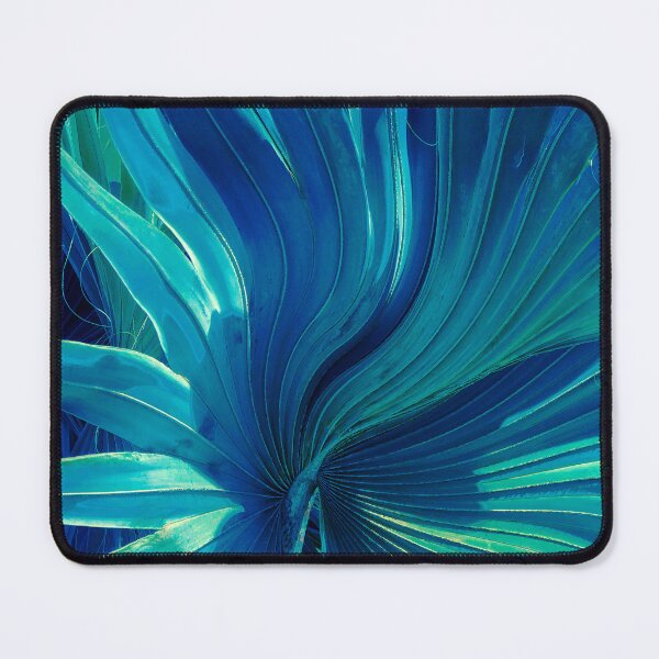 Item preview, Exotic Blue Green Palm Leaf Contemporary Abstract Art  designed and sold by DEC02.