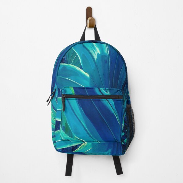 Item preview, Exotic Blue Green Palm Leaf Contemporary Abstract Art  designed and sold by DEC02.